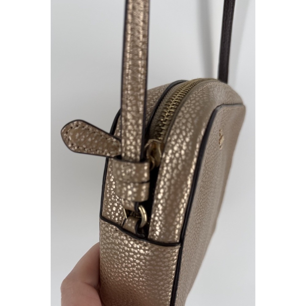 COACH Shoulder bag Metallic gold C1404 Refined Pebble Leather Camera Bag - Picture 8 of 16